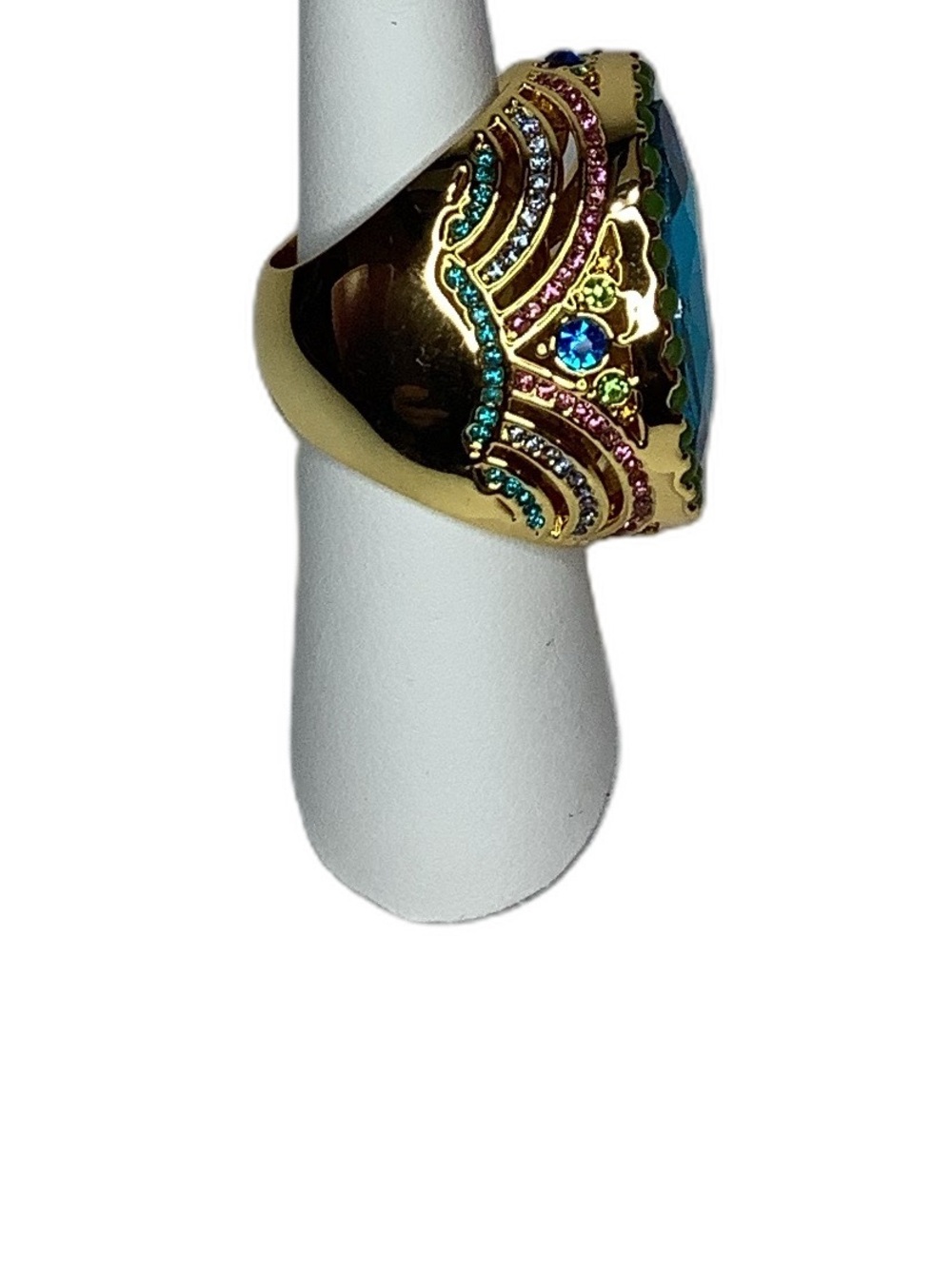 Kurt Geiger London XL Oval Statement Cocktail Ring New - Picture 3 of 6
